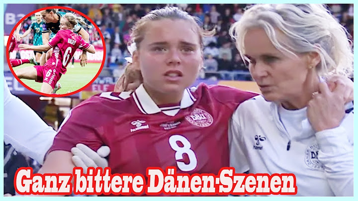 Ganz bittere Dänen-Szenen: Spielerin muss bei Auswechslung gestützt werden
