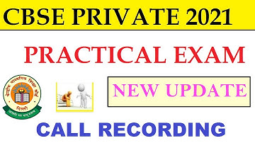 CBSE  Practical exam 2021 (Private/ Improvement) candidates| CBSE Private candidate Admitcard update