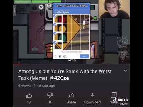 Among us but your stuck with the worst task - YouTube