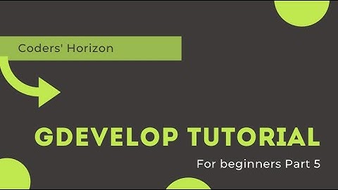 Parallax effect in Gdevelop |How to move the background with the main character for running games