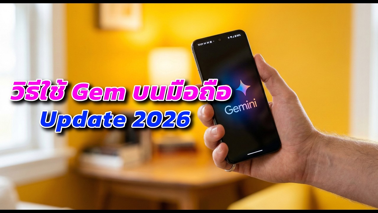 วิธีใช้ Gem ใน Gemini บนมือถือ | Update มีนาคม 2026