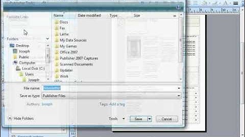Publisher 2003 Tutorial Saving Your Publication as a PostScript File Microsoft Training Lesson 12.5