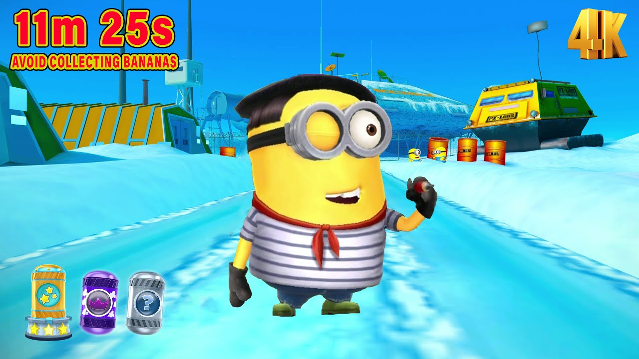 Minion Rush Gameplay (PC UHD4K 60FPS) Niko Minion run for 11m 25s Avoid Collecting Bananas