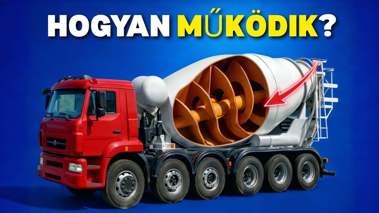 Miért nem állnak le soha a betonkeverő teherautók?