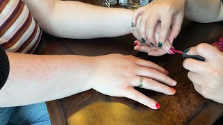 asmr | painting each others nails 💅🏻