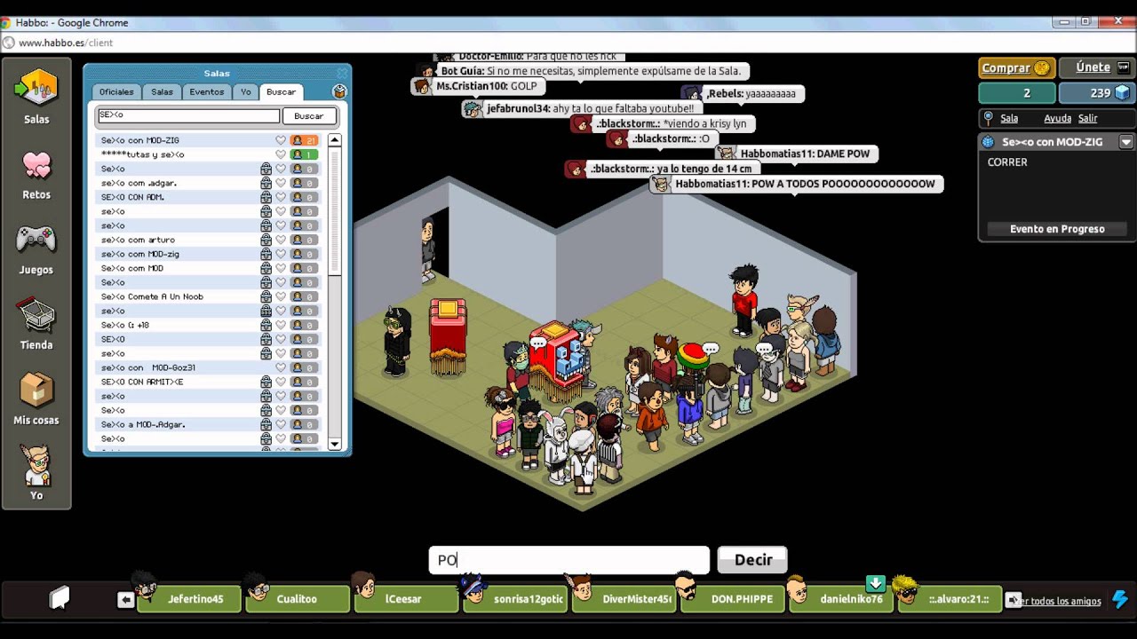 Habbo - Cazando mods 2012