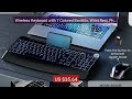 Wireless Keyboard with 7 Colored Backlits, Wrist Rest, Phone Holder... — Top Rated 2026 | Buy Now!