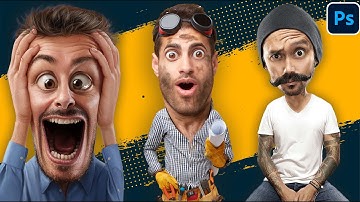 How to Turn Photo to Cartoon Effect with Caricature Style - photoshop manipulation