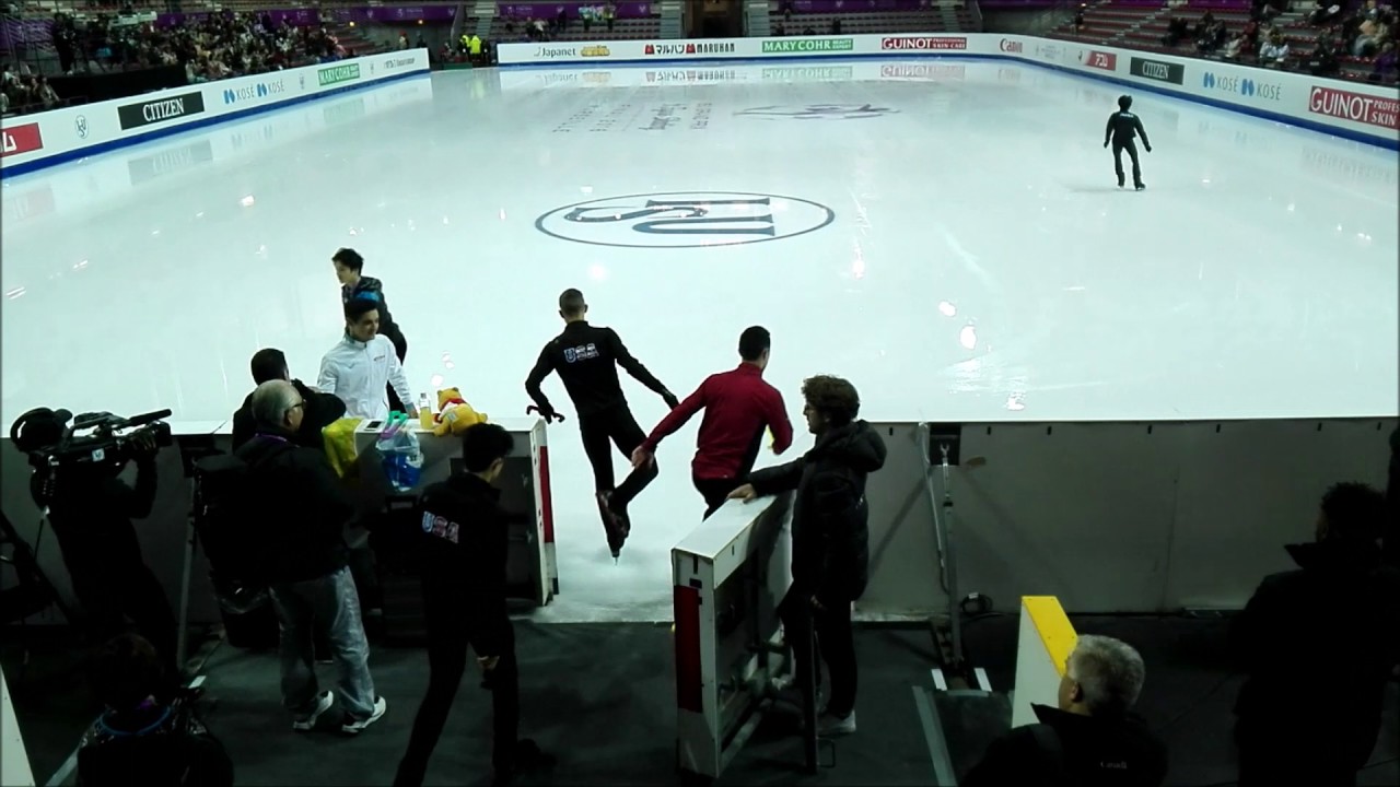 GPF 2016 Men SP Practice Warmup Part 1 Yuzuru Hanyu 08/12/2016