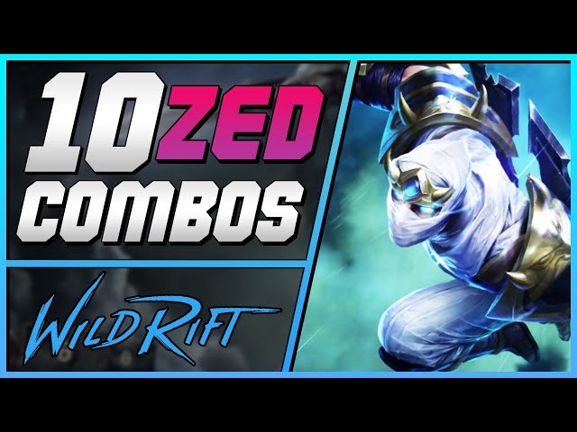 10 BEST Combos Every Wild Rift Zed Player Should Know - LoL Mobile Zed  Guide - YouTube