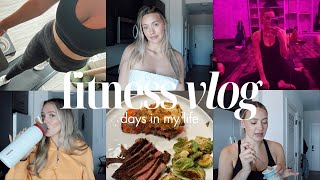 FITNESS VLOG ‍♀ Gaining & losing weight, motivation tips, hot yoga, healthy dessert