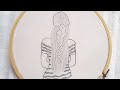 Very easy and beautiful hand embroidery design tutorial - very easy 3d hand embroidery dolll design