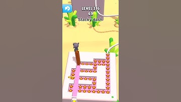 STACKY DUSH (LEVEL 316) TOP MOBILE GAME!! ANDROID STACKY DUSH UPLOADED! #games #stackydash #gameplay