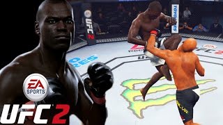 Uriah Hall Is A Sleeper! OMG INSANE K.Os! EA Sports UFC 2 Online Gameplay!