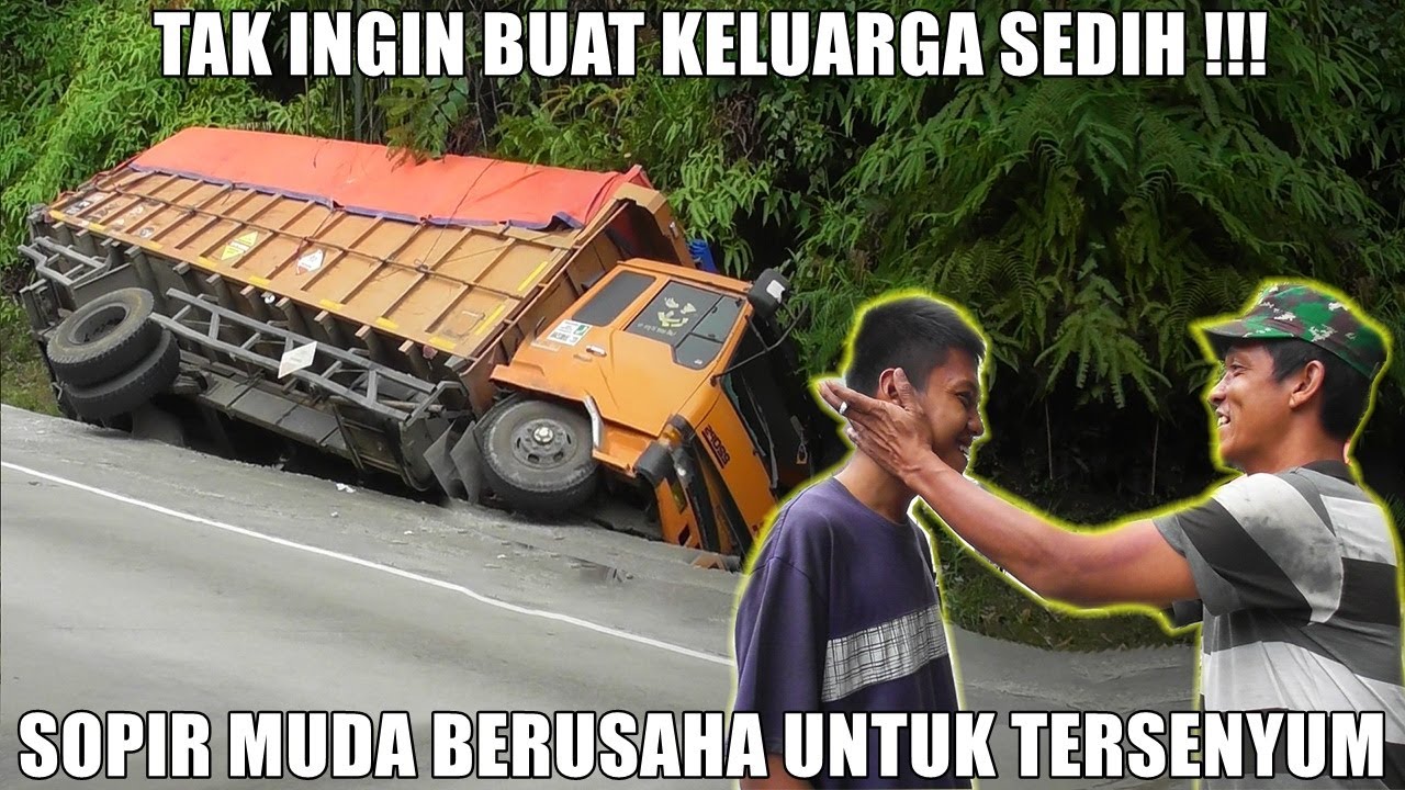 Tak Ingin Buat Keluarga Sedih, Sopir Muda Berusaha Tersenyum Saat Dapat