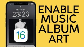 How to Enable Full Screen Music Art on Iphone Lock Screen iOS 16 (2022) screenshot 5