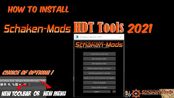🔴 How To Make A 3DS Max Toolbar And Menu - Schaken-Mods HDT Autopilot Tools Install Tutorial 2022
