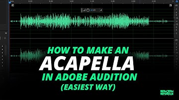 How To Make An Acapella In Adobe Audition | Clean Acapella in Adobe Audition | Tutorial For Beginner