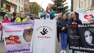 Our 5th speaker today is Mary Sheehan at March for Justice Ireland Merchants Quay Limerick