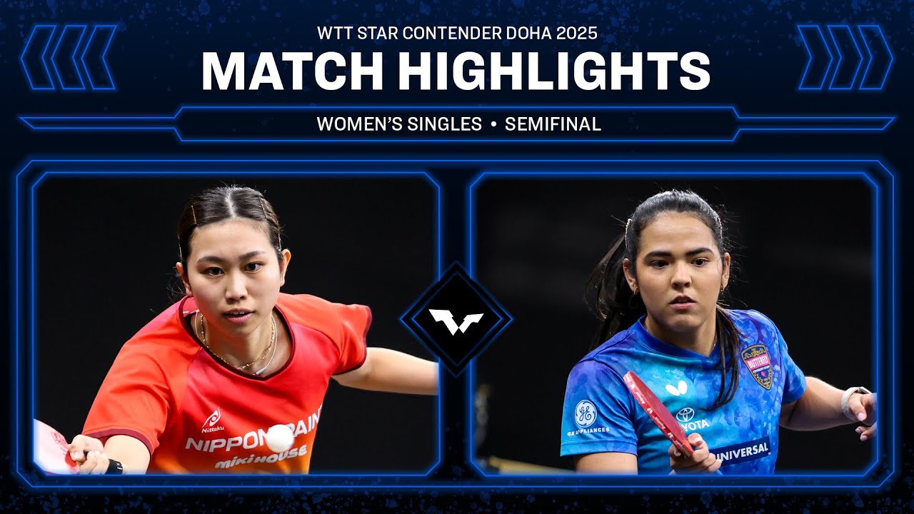Hitomi Sato vs Adriana Diaz | WS SF | WTT Star Contender Doha 2026