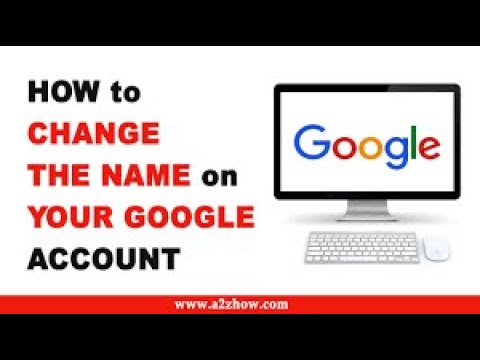 How To Change Your Google Account Name, Password, Email And Profile Picture.