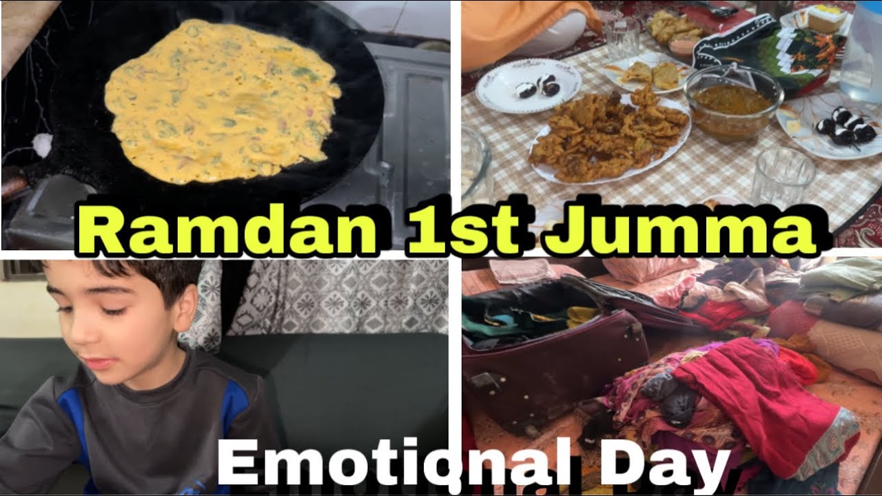 Ramadan First Jumma || Sahri to Iftar vlog| very Emotional Day 🤍🤍