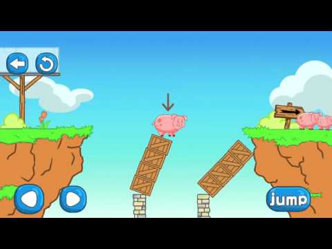 3 little pigs way home - arcade stage game