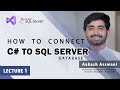 How to connect sql server database to c app step by step  easy way  visual studio c with sql