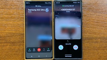Samsung S23 Ultra vs Samsung S22 Ultra VoLTE Native Video Calling Incoming & Outgoing Calls
