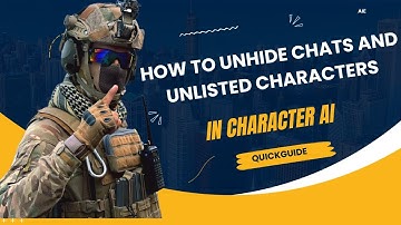 How to Unhide Chats and Unlisted Characters in Character AI