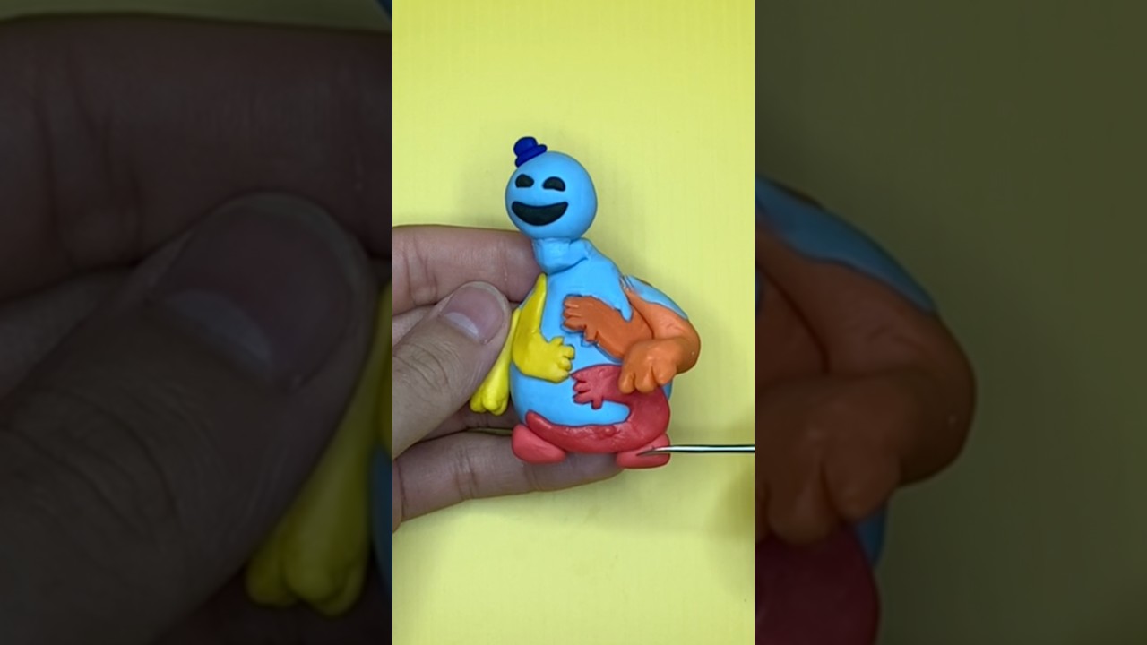 Made Doey the Doughman with clay #poppyplaytime #doey