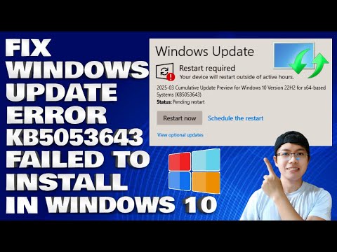 How To Fix Windows Update KB5053643 Failed To Install in Windows 10