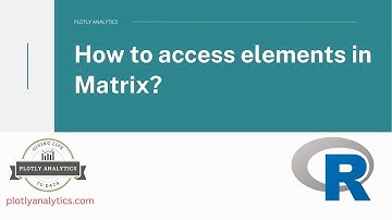 How to access elements in a Matrix?
