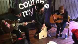 Video thumbnail of "Courage My Love - Dark Horse (Cover) Acoustic Chain Reaction (Live in Anaheim 11-30-14)"