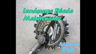 Landscape Blade Inspection and Maintenance | POWER ROTARY SCISSORS