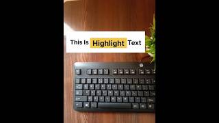 Want to highlight text instantly in MS Word without using the mouse? 🖱️❌Here’s a hidden keyboard