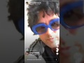 Billie Joe Armstrong, Instagram Live, July 29, 2017 - Introducing his dogs and family