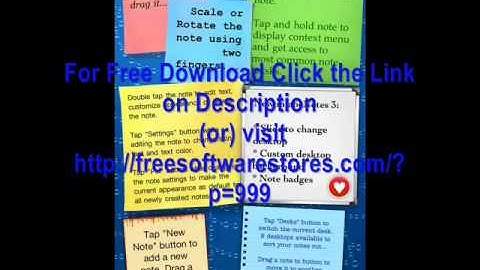 abc Notes - Sticky Note Application 3.1.1470 iPhone and iPod Touch -- FREE DOWNLOAD