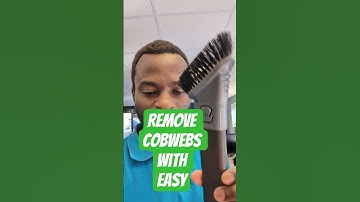 How to Remove cobwebs at arms length #cleaning #dusting #spiderweb #cobweb #cleaningup #spiders