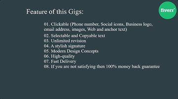I will create a responsive html email signature with clickable || Trailer Video || RT Shafiur