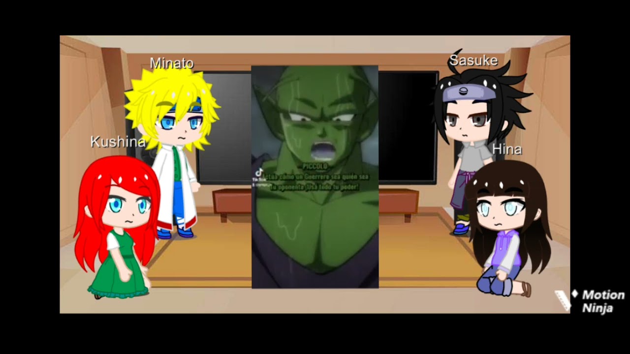 la ex familia de Naruto + Sasuke y Hinata reacciona a su nueva familia Goku x rías , Naruto es Gohan