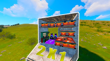 THE BEST BASE SOLO DUO BASE DESIGN 2x1 / RUST