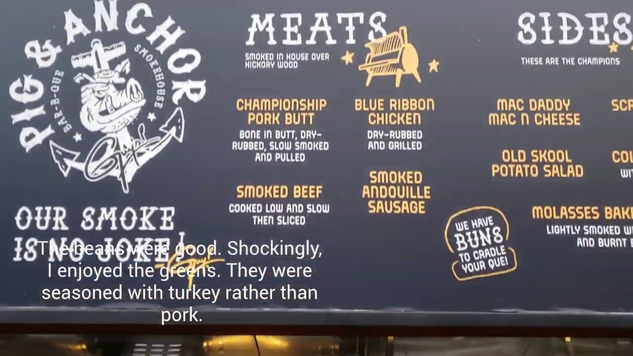 Carnival Dream Guy's Pig and Anchor Barbecue YouTube