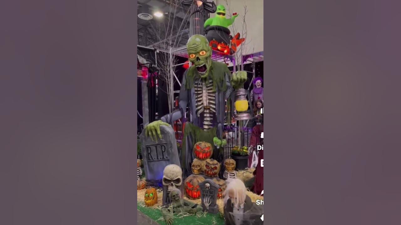 9ft Lowe’s zombie ground breaker(not mine) YouTube