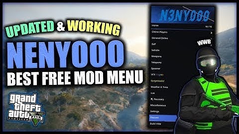 Quick Setup Guide - Nenyooo Mod Menu For GTA 5 Enhanced - Tutorial