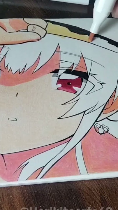 Download lagu Draw Houshou Marine 🏴☠️💖 #drawing #houshoumarine #hololive #animedrawing #anime #fanart #vtuber