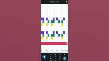 "notes" in English Braille? musical pixel art played/drawn in Chrome Music Lab - Song Maker!