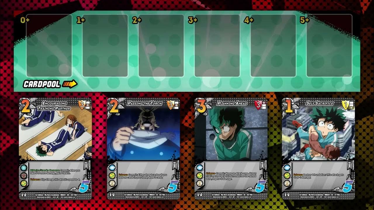 My Hero Academia Card Game Lesson 3 YouTube