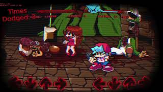 Powerdown But I Dodged 4 Times Mario Madness Fnf