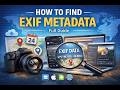 How to Find EXIF Metadata on Any Device (Full Guide)